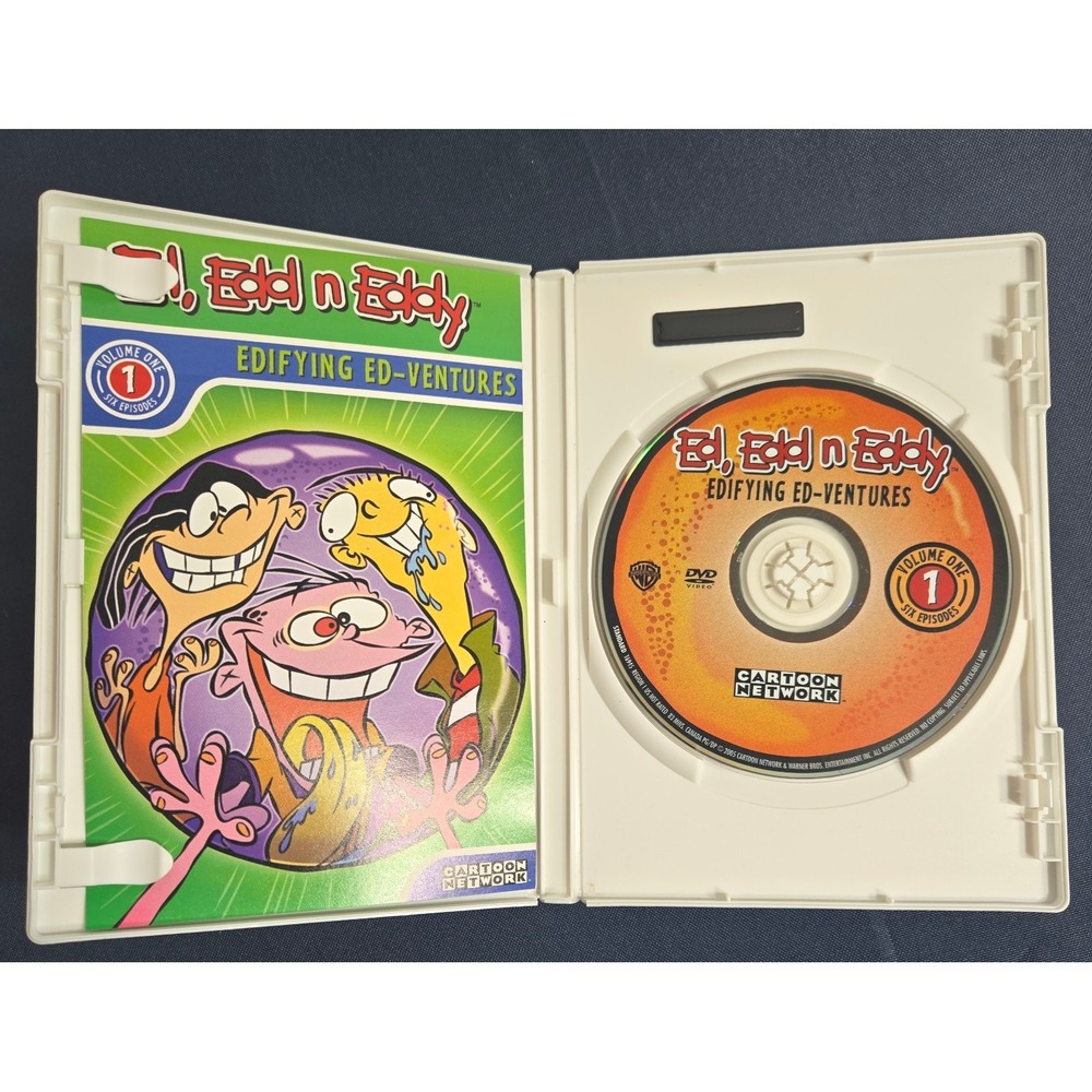 Ed Edd N Eddy- Cartoon Network-6 episodes- Edifying Edventures Dvd-Vol.1 - Picture 2 of 3